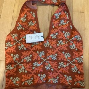 Floral Knit Women Top